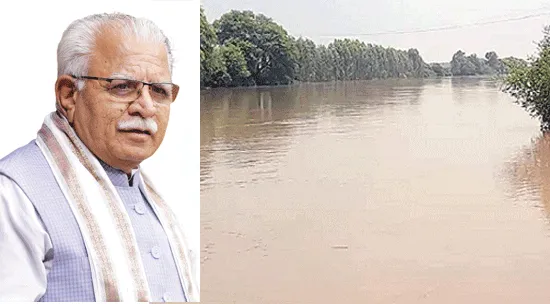 हरियाणा के 12 जिले बाढ़ प्रभावित घोषित