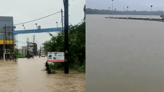 मूसलाधार बारिश से हालात बेकाबू