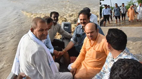 यमुना में बढ़े जलस्तर से जाजल टोंकी के चहुंओर पानी भरा, दिया हर संभव मदद का भरोसा