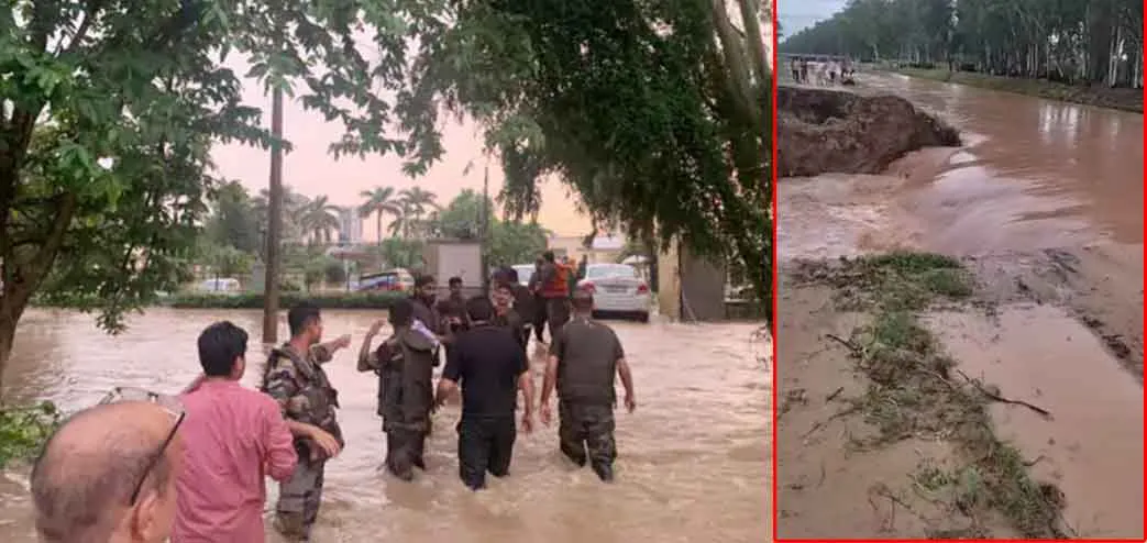 उफ…अंबाला में छतों को छू रही बरसाती आफत, न जानें कब मिलेगी राहत!