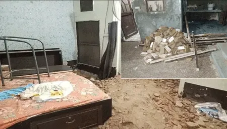 मकान की छत गिरने से गर्भवती महिला सहित तीन की मौत, एक घायल