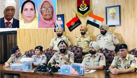 लुधियाना ट्रिपल मर्डर केस में पड़ोसी ही निकला हत्यारा