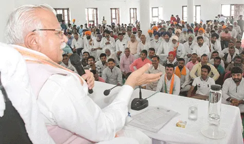 जन संवाद कार्यक्रम में मुख्यमंत्री मनोहर लाल ने किया ऐलान