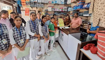 शिखर शिक्षा सदन के छात्रों ने दिया पर्यावरण संरक्षण का संदेश
