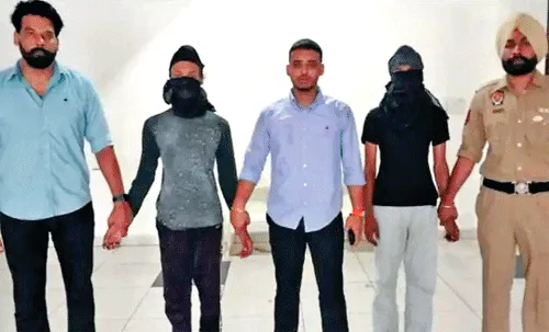 मोहाली में गोलीबारी, कार छीनने के तीन आरोपी गिरफ्तार