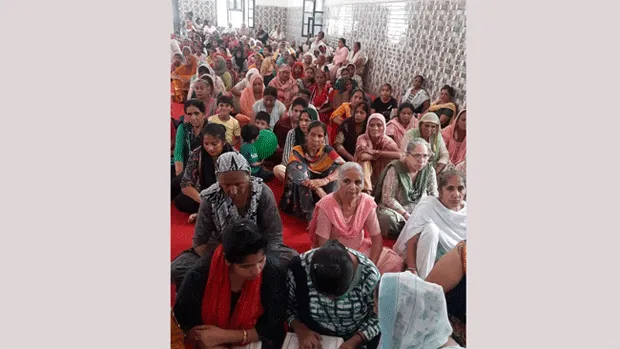 किशनपुरा की राधा कृष्ण धर्मशाला में बजा राम नाम का डंका