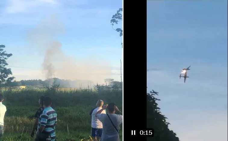 Plane Crash Live: वायु सेना के दो विमान आपस में टकराकर जमीन पर गिरे, गांव के लोगों में दहशत