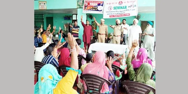 थाना सिटी-2 पुलिस ने राजीव नगर में नशा विरोधी सैमीनार लगाया