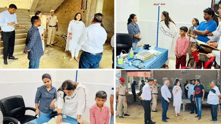 उपायुक्त ने शहर में चल रहे आम आदमी क्लीनिकों का औचक निरीक्षण