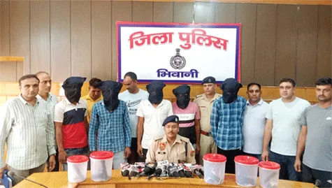 भिवानी में पुलिस ने दबोचे लॉरेंस के 5 गुर्गे
