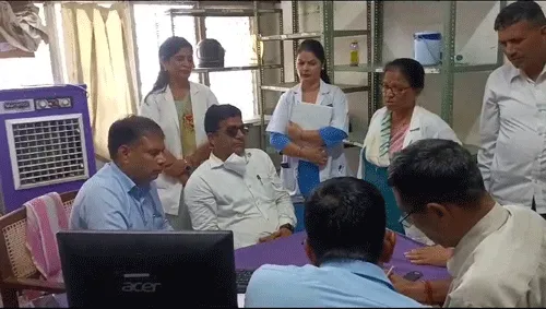 चौ. बंसीलाल नागरिक अस्पताल में सीएम फ्लाइंग की छापेमारी