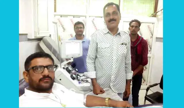 हैल्प लाइन के जरिए दुर्लभ ब्लड मिला तो रूद्राक्ष की बची जान