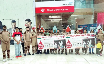 पावन एमएसजी भंडारे में खुशी में लन्दन की साध-संगत ने किया 39 यूनिट रक्तदान व प्लाजमा दान