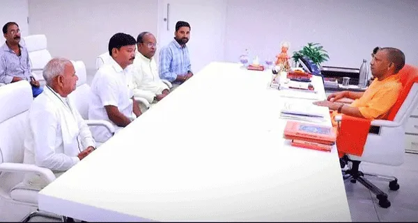स्याना विधायक के साथ ग्राम प्रधान परवाना ने की मुख्यमंत्री से भेंट