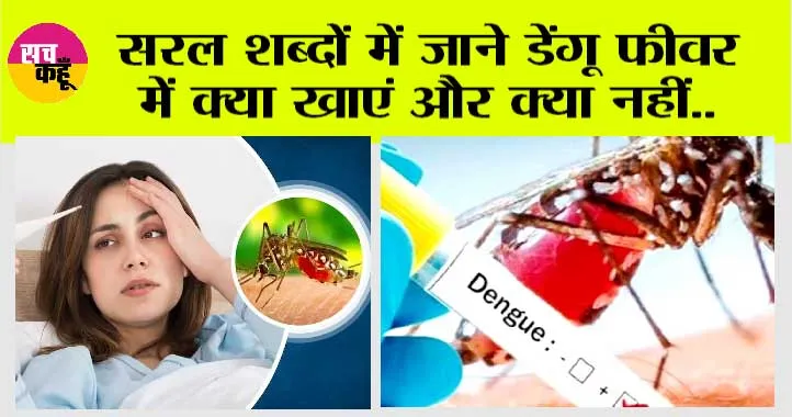 Dengue Diet: सरल शब्दों में जाने डेंगू फीवर में क्या खाएं और क्या नहीं..