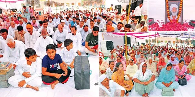 साध-संगत ने शरीरदानी सरदार हरबंस इन्सां को दी श्रद्धांजलि
