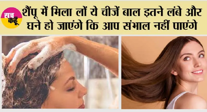 Get Long Hair: Shampoo में मिला लों ये चीजें बाल इतने लंबे और घने हो जाएंगे कि आप संभाल नहीं पाएंगे