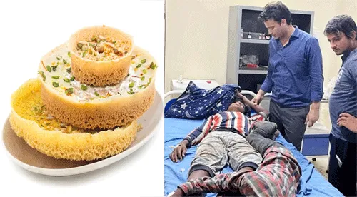 घेवर खाने से महिला समेत 10 बच्चे बीमार