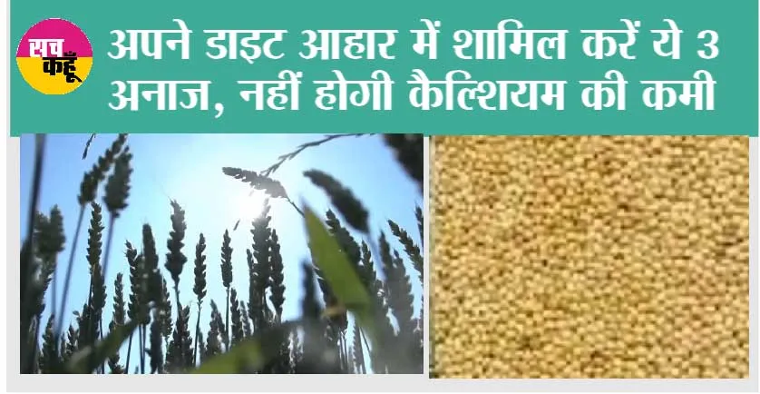 Health News: अपने डाइट आहार में शामिल करें ये 3 अनाज, 100 साल तक नहीं होगी कैल्शियम की कमी