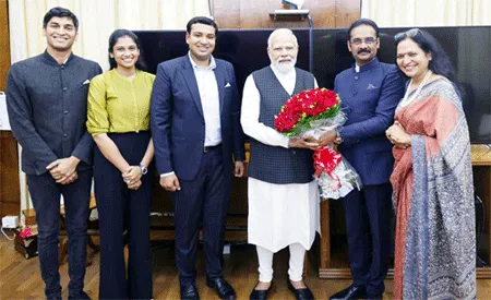 एलपीयू चांसलर व राज्यसभा सांसद डॉ. मित्तल प्रधानमंत्री मोदी से मिले