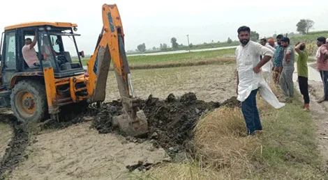 हरियाणा के भूमाफिया से कब्जामुक्त कराई सरकारी भूमि