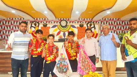 कुरुक्षेत्र में छाए बिरला स्कूल के खिलाड़ी
