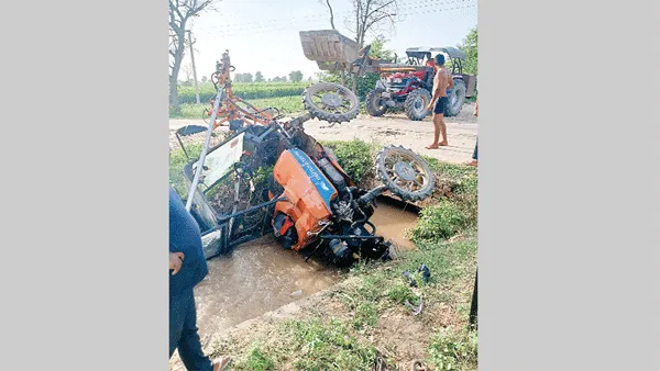 नहरी विभाग की अनदेखी के कारण हो रहे हादसे