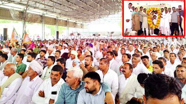 द्रोपती मेघवाल के जन्मदिन पर भीड़ ने उड़ाई कांग्रेस की नींद