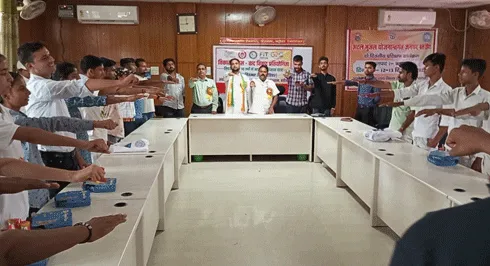 नेहरू युवा केंद्र ने विकास दिवस पर आयोजित की वाद विवाद प्रतियोगिता