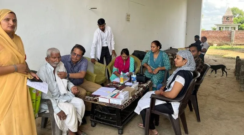 ख्वाजपुर असरकपुर में स्वास्थ्य विभाग ने लगाया पुनः स्वास्थ्य शिविर