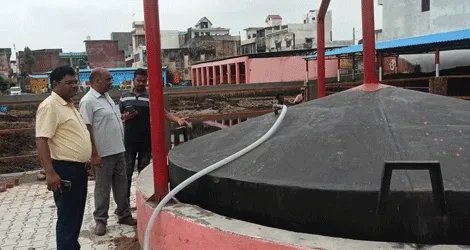 मंदिरों की व्यवस्थाओं का सीओ पूर्णिमा सिंह ने लिया जायजा