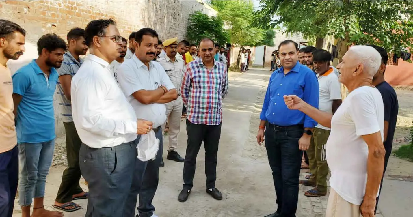 भोजन व्यवस्था और चिकित्सा सुविधा की ली जानकारी