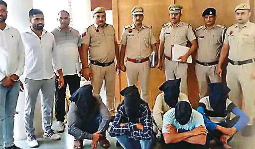 अर्न्तराज्यीय चोर गिरोह का पर्दाफाश, छह आरोपी धरे