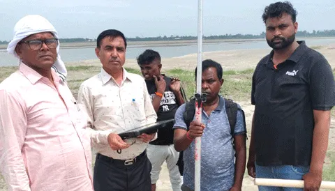 यूपी-हरियाणा सीमा निर्धारण को दूसरे दिन भी चला चिन्हीकरण का कार्य