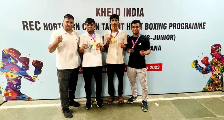 नॉर्दर्न टैलेंट हंट बॉक्सिंग प्रतियोगिता में लिटल एंजल्स तीन पदको पर किया कब्जा