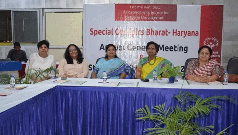 स्पेशल ओलंपिक्स भारत हरियाणा की वार्षिक बैठक का आयोजन