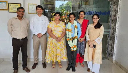 प्रताप स्कूल की रीतिका का राज्य स्तरीय विज्ञान प्रतियोगिता के लिए चयन