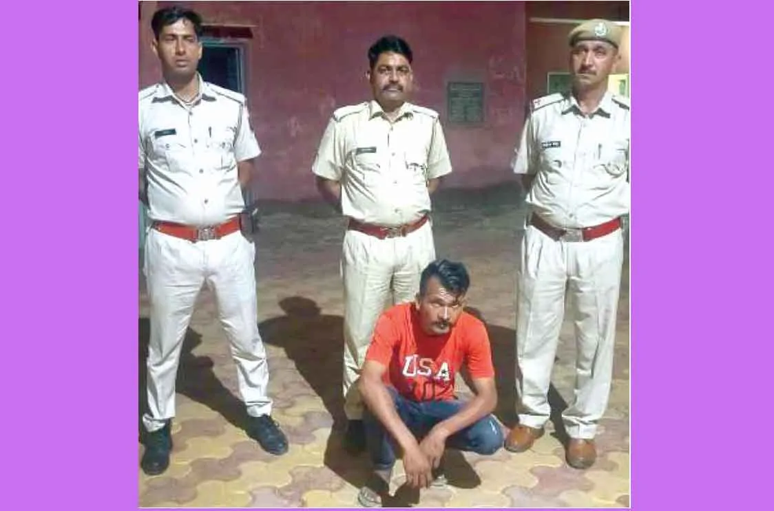 लोडेड पिस्तौल सहित घूम रहा युवक गिरफ्तार