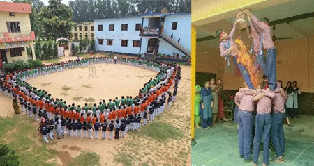 शिखर शिक्षा सदन सीनियर सेकेंडरी स्कूल व अनुभव मेमोरियल एकेडमी में मनाया गया श्री कृष्ण जन्मोत्सव