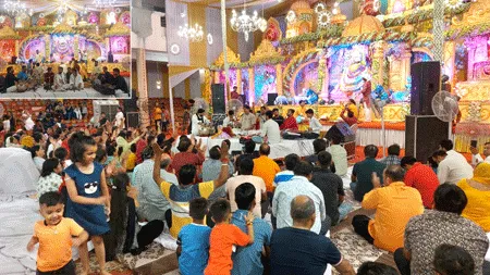 पानीपत के मॉडल टाउन श्री सनातन धर्म मंदिर में जन्माष्टमी के रही धूम