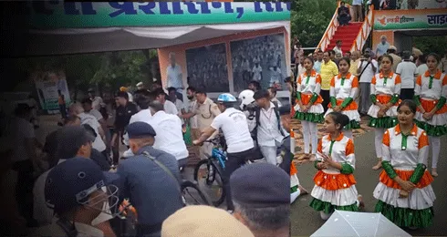 Cyclothon Bicycle Tour: साइक्लोथोंन यात्रा में गूंजा देश की जवानी, सुनो देश की जवानी, नशे की नादानी छोड़ो, नशे की नादानी