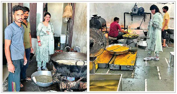 अबोहर में मिठाई की दुकानों से लिए सात सैंपल