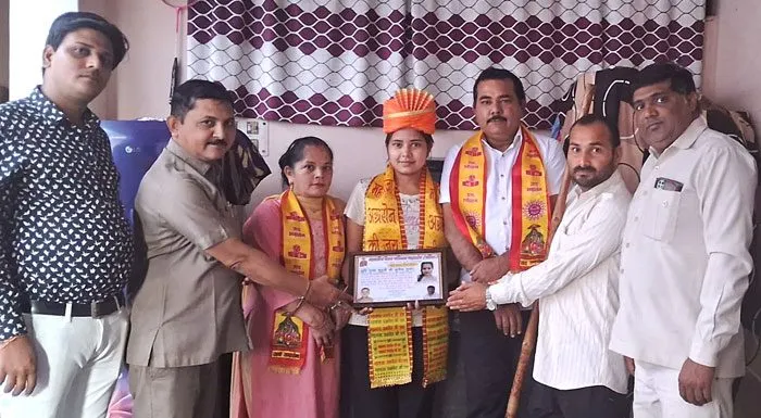 भारतीय वैश्य परिवार महासंघ के द्वारा श्रुति गुप्ता को वैश्य समाज गौरव सम्मान से सम्मानित किया गया