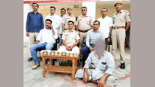 चैकिंग के दौरान छतीस लाख की राशि जब्त