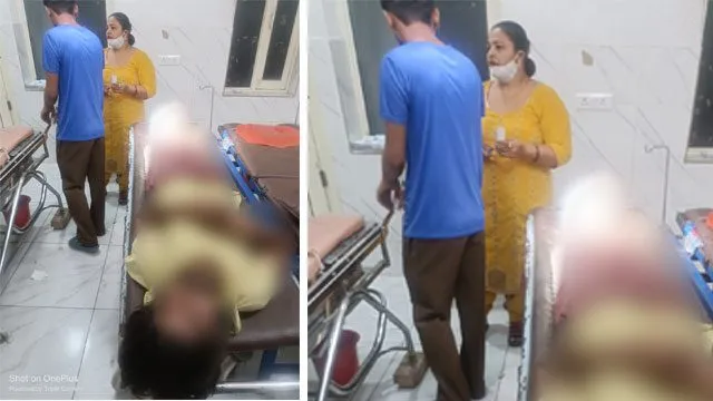 सड़क दुर्घटना में घायल व्यक्ति को डेरा श्रद्धालु ने अस्पताल पहुंचाया