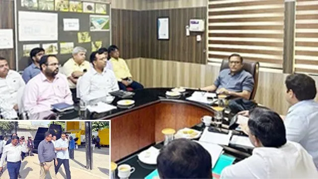 प्रमुख सचिव अमृत अभिजात ने किया निरीक्षण, निगम के कार्यों को सराहा