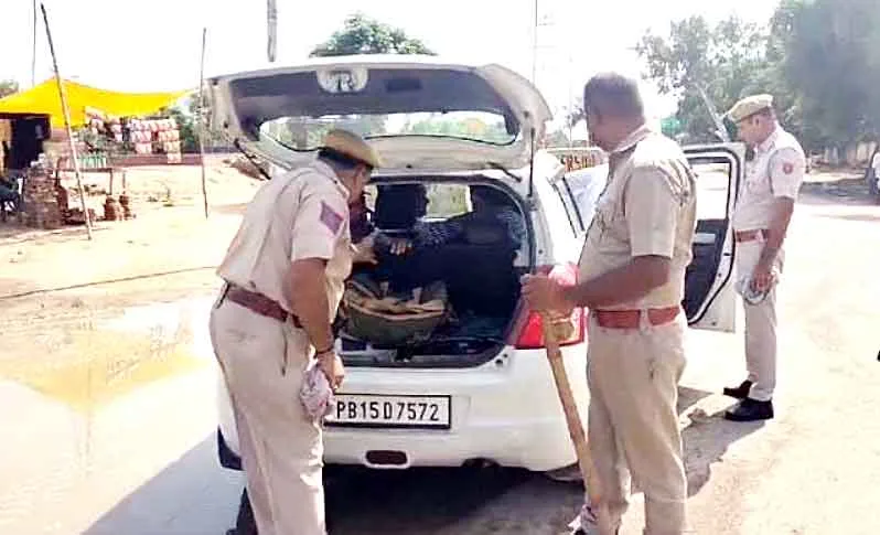चुनाव से पहले पुलिस अलर्ट, चलाया वाहन तलाशी अभियान
