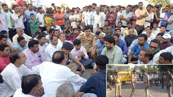 ऊंचागांव में ग्रामीणों ने युवक के शव के साथ लगाया जाम