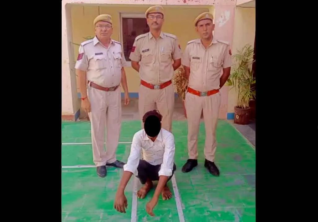 अनूपगढ़ जिले का युवक पीलीबंगा में हेरोइन सहित गिरफ्तार