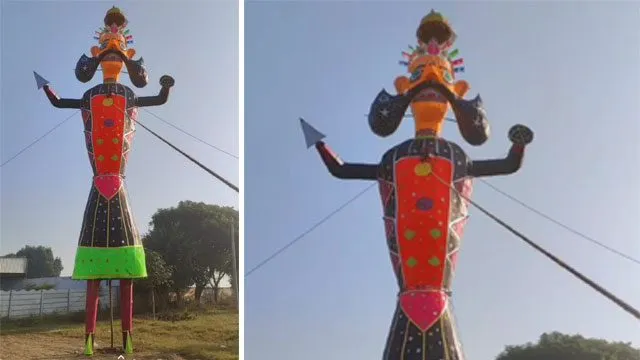 विजयदशमी का पर्व बड़ी धूमधाम से मनाया जा रहा